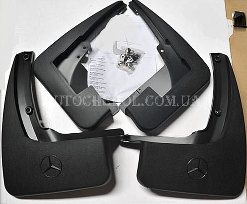 Брызговики на Mercedes GL 164 2006 - 2012, брызговики для мерседес гл164, комплект
