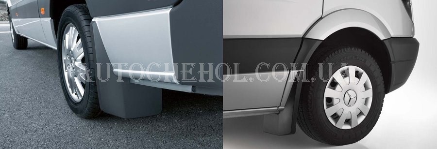 Брызговики на Mercedes Sprinter 2006, брызговики для спринтера, комплект