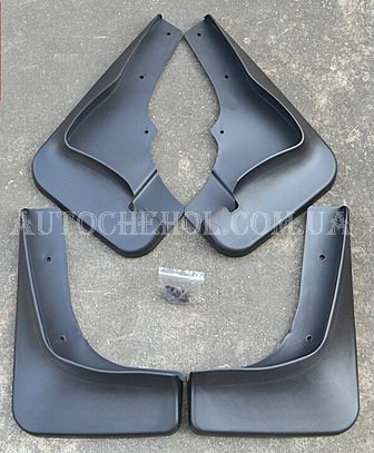Брызговики на Mitsubishi Outlander XL 2007-2012, брызговики для оутландер 2007 (полный кт 4-шт)