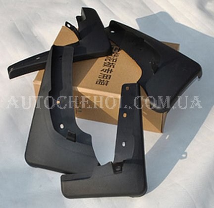 Брызговики на Nissan Xtrail 2007-2012, брызговики для хтреил 2007 (полный кт 4-шт), ТАЙВАНЬ