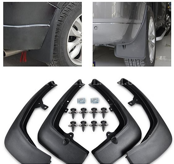 Брызговики на Range Rover Sport 2005 - 2013, брызговики для рендж ровер спорт, комплект