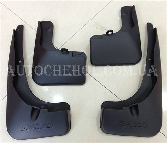 Брызговики на Toyota RAV4 2013, брызговики для рав4 2013 (полный кт 4-шт)