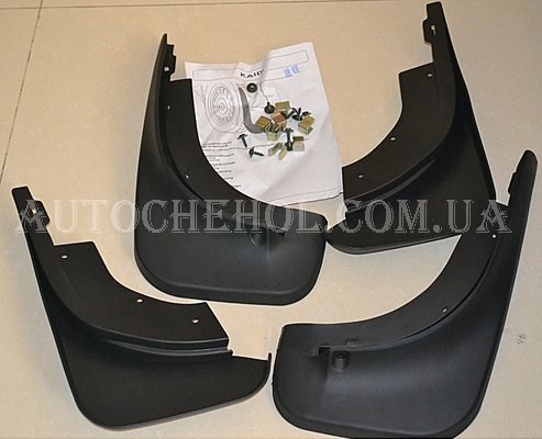 Брызговики на VW Touareg 2003 - 2009, брызговики для туарег 2003 (полный кт 4-шт) 