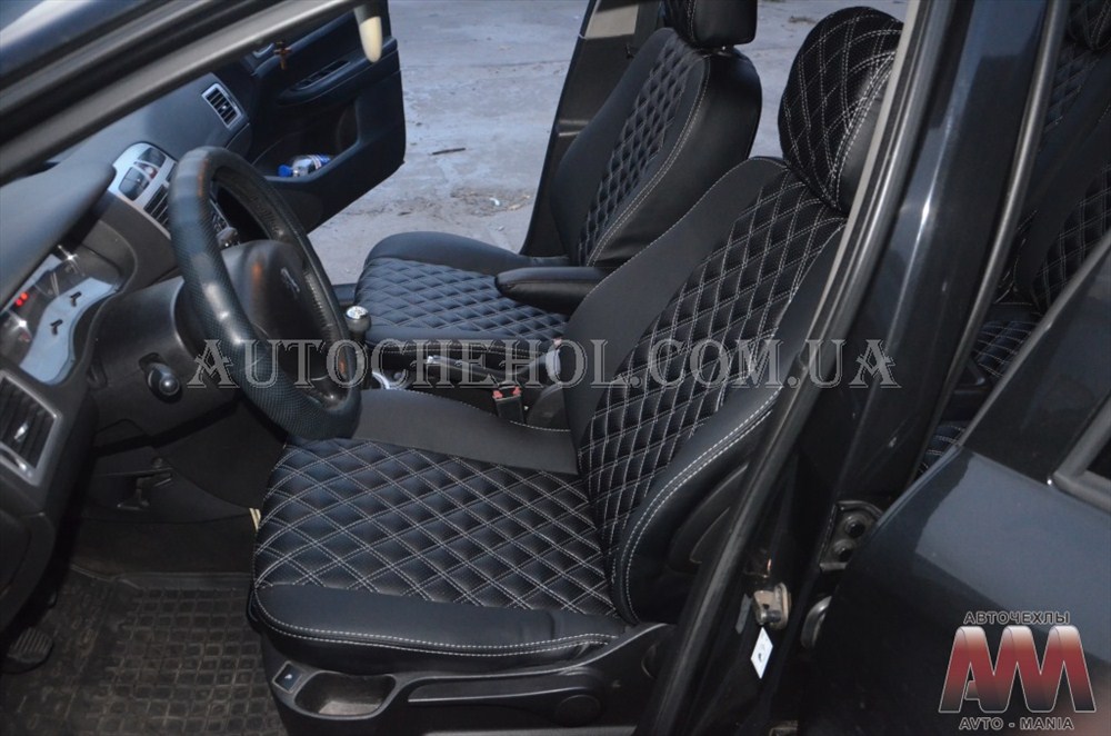 Чехлы на сиденья Peugeot 370 SW, авточехлы на пежо 307 эко кожа, AM-R, automania