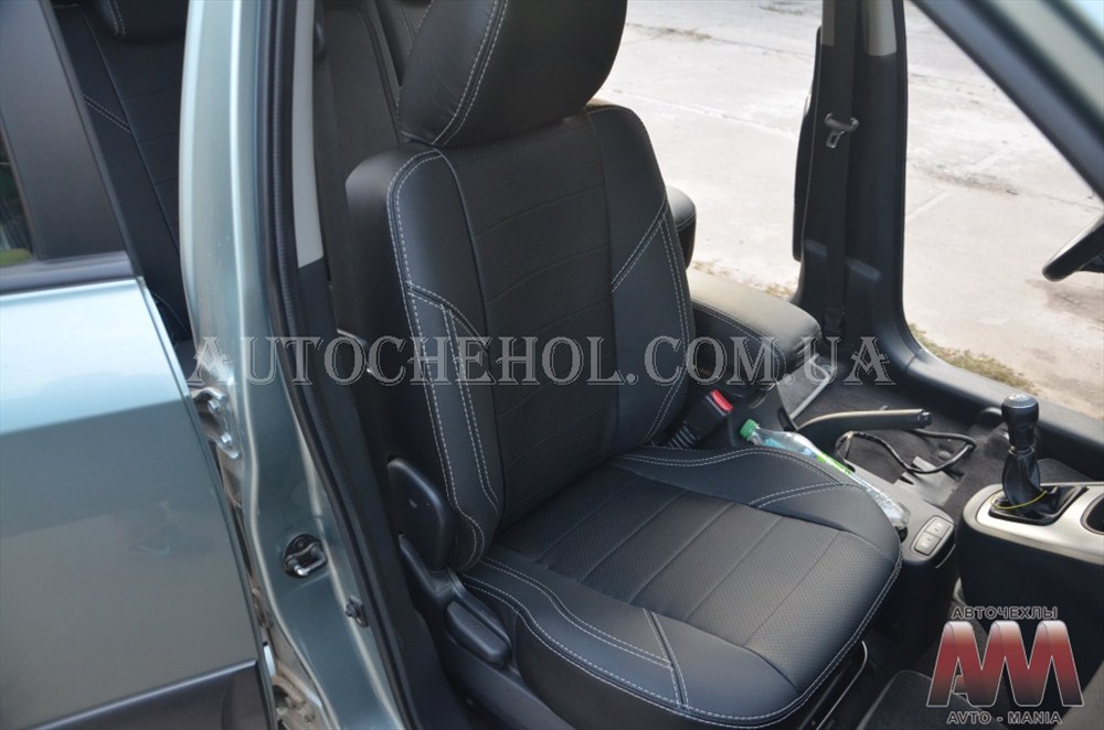 Черные чехлы на сиденья Hyundai Tucson, авточехлы туксон, AM-X, automania