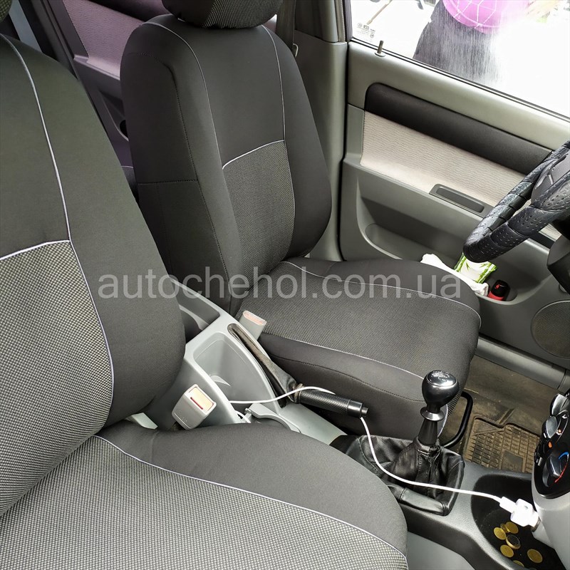 Чехлы на сиденья Chevrolet Lacetti, автоткань, АвтоМир