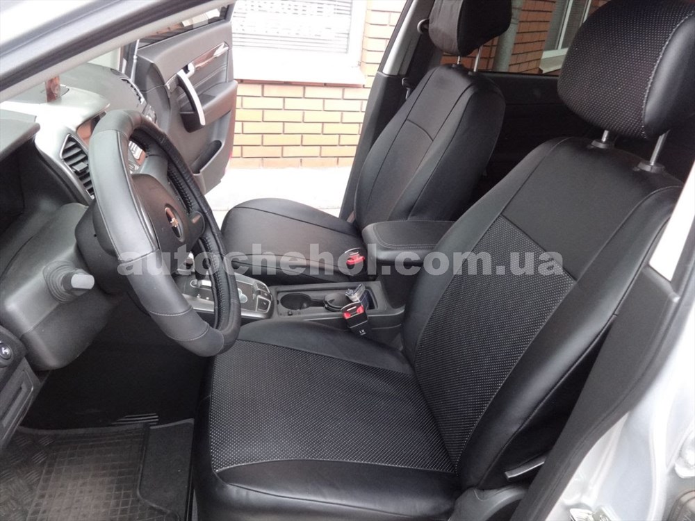 Авточехлы на сиденья Chevrolet Cartiva, экокожа
