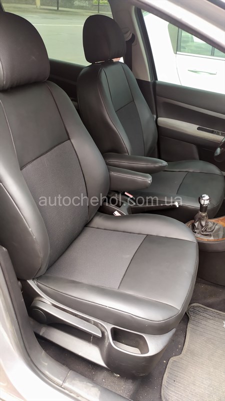 Авточехлы на сиденья Peugeot 307, экокожа
