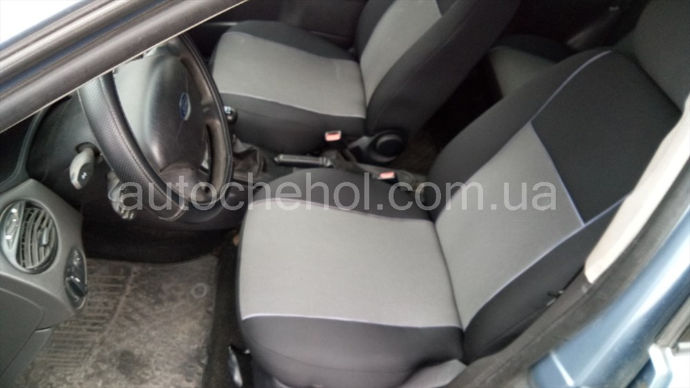 Чехлы на сиденья Ford Focus 2 2004, автоткань, АвтоМир
