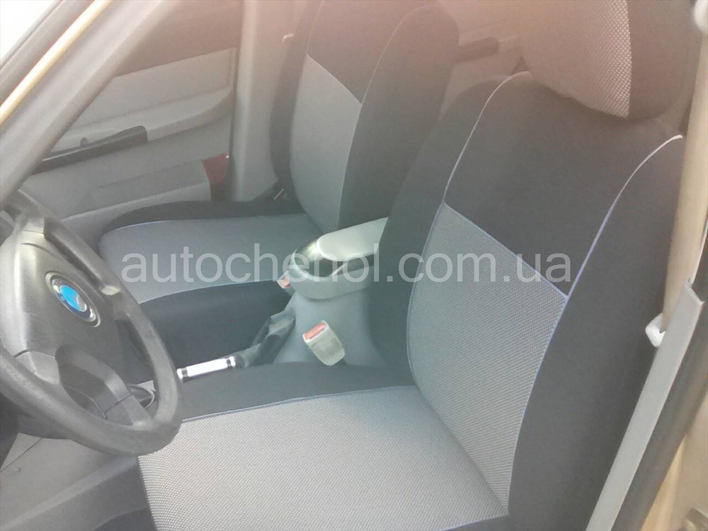 Чехлы на сиденья Geely CK, автоткань, АвтоМир