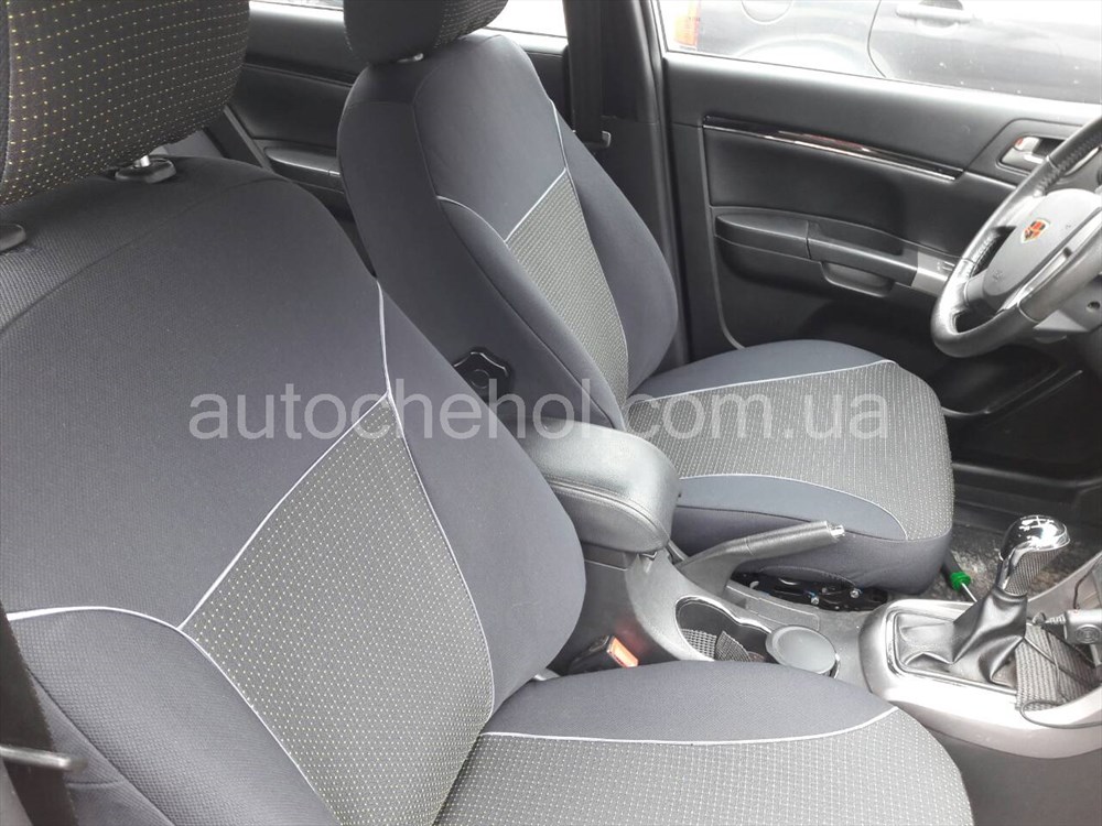 Чехлы на сиденья Geely Emgrand хетчбек, автоткань, АвтоМир