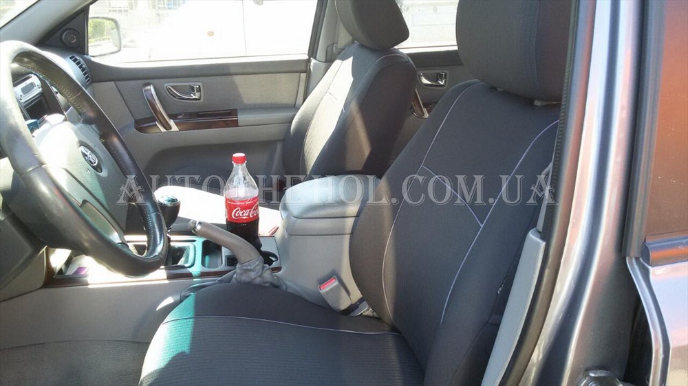 Чехлы на сиденья Kia Sorento I, автоткань, АвтоМир