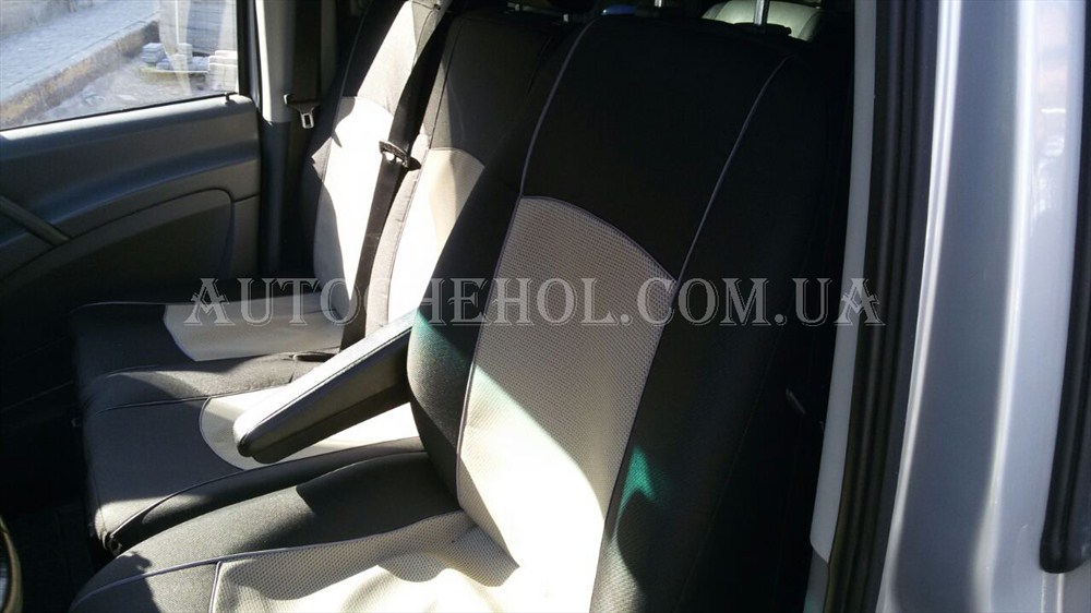Чехлы на сиденья Mercedes Vito 369 1+2, автоткань, АвтоМир