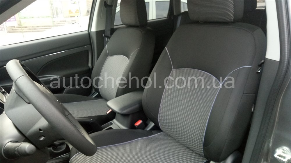 Чехлы на сиденья Mitsubishi ASX, автоткань, АвтоМир