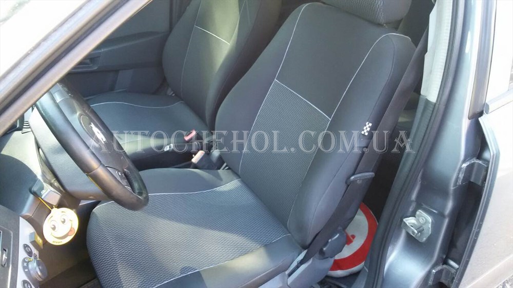 Чехлы на сиденья Opel Astra H, автоткань, АвтоМир