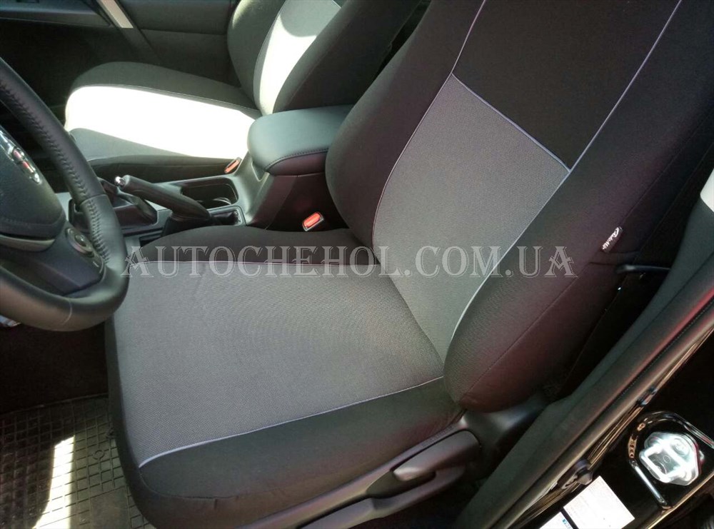 Чехлы на сиденья Rav 4 2013, автоткань, АвтоМир