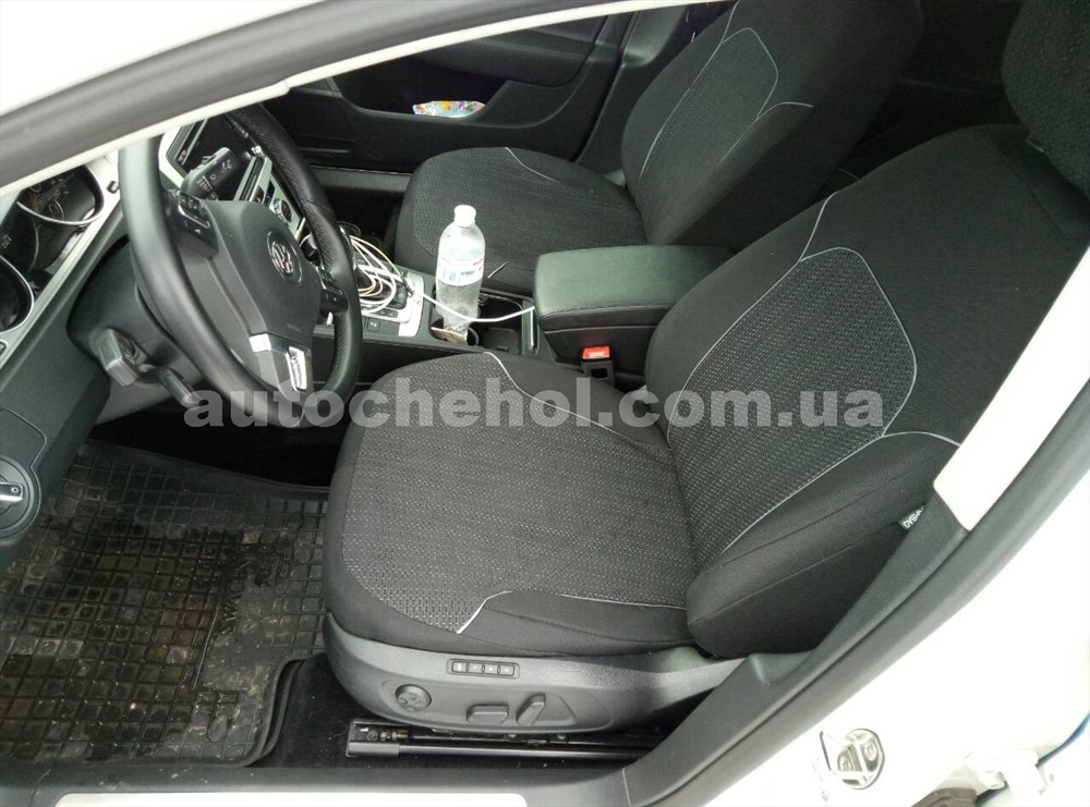 Чехлы на сиденья Volkswagen passat B7, автоткань, АвтоМир