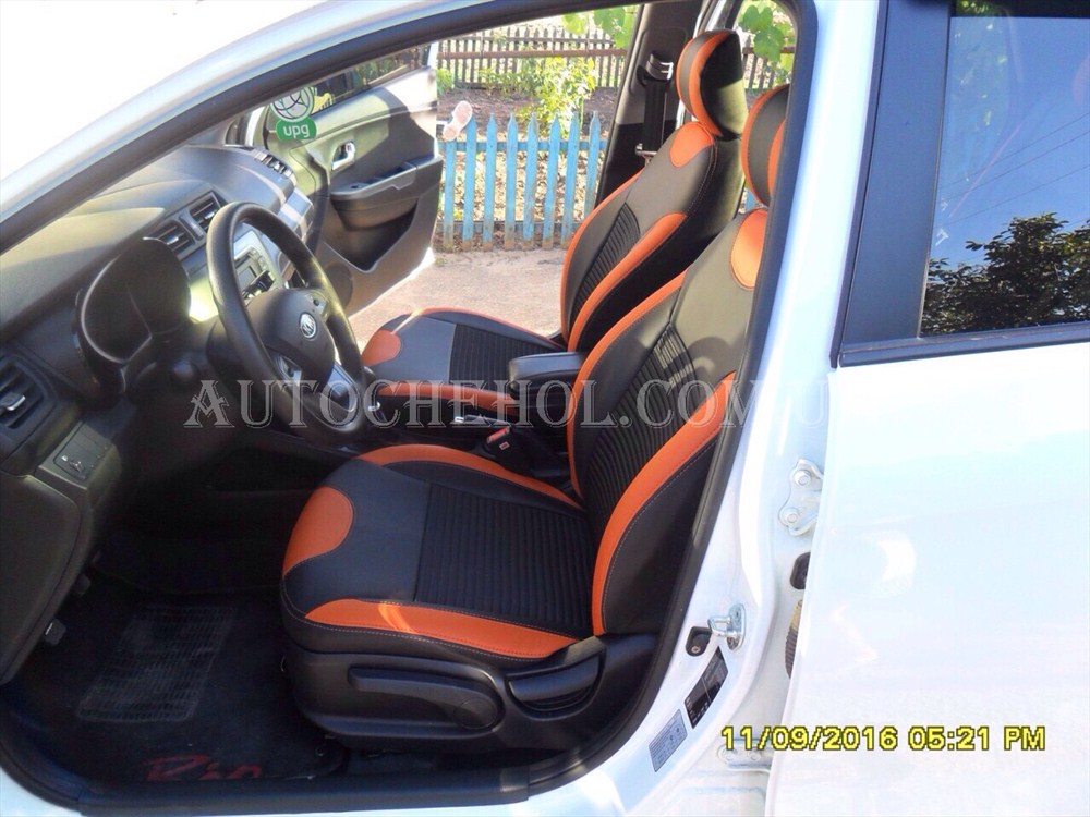 Модельные чехлы на сиденья Hyundai Accent 4, чехлы на солярис, раздельный, серия Color, Tuning Cobra