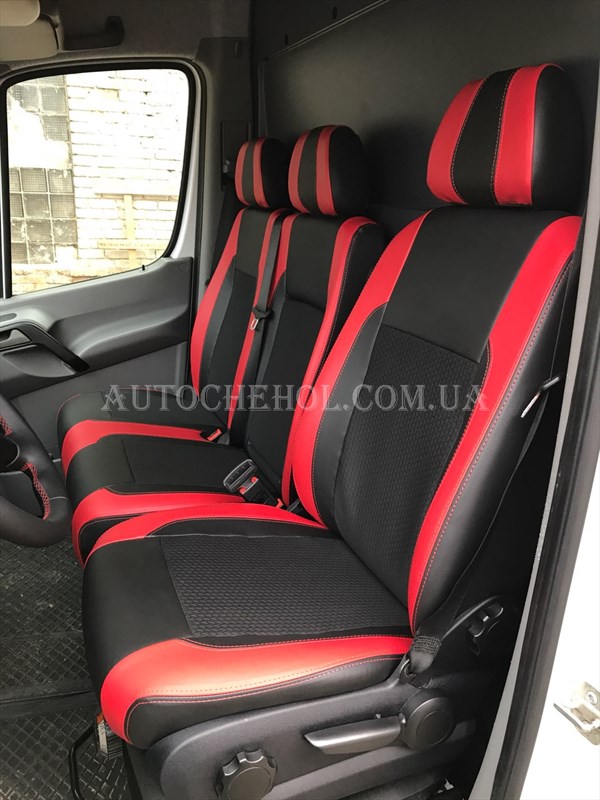Модельные чехлы на сиденья Mercedes Sprinter, чехлы на спринтер, серия Color, Cobra