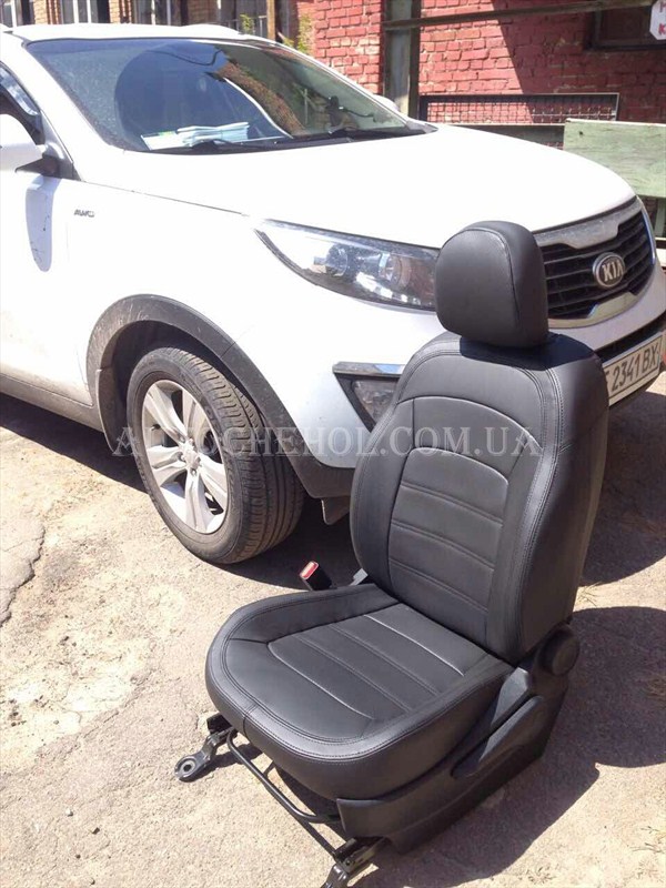 Модельные чехлы на сиденья Kia Sportage III, чехлы на спортаге, Cobra