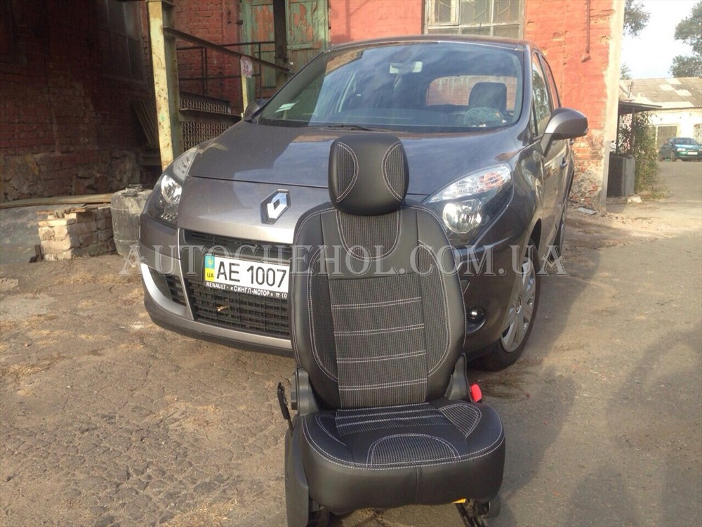 Автомобильные чехлы на сиденья Renault Scenic 2010, Tuning Cobra