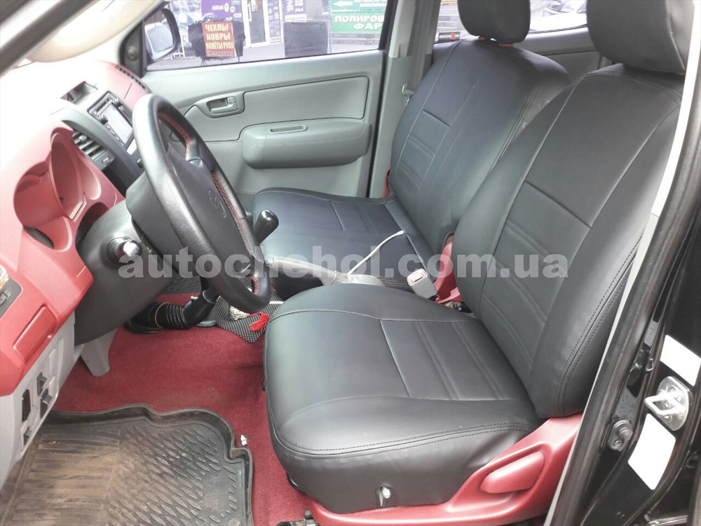 Модельные чехлы на сиденья Toyota Hilux 2006, чехлы на хайлюкс, Tuning Cobra