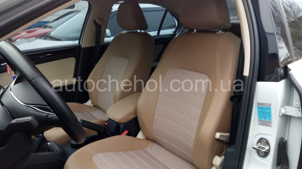 Модельные чехлы на сиденья Volkswagen Jetta 2017, чехлы на джету 2017, Tuning Cobra