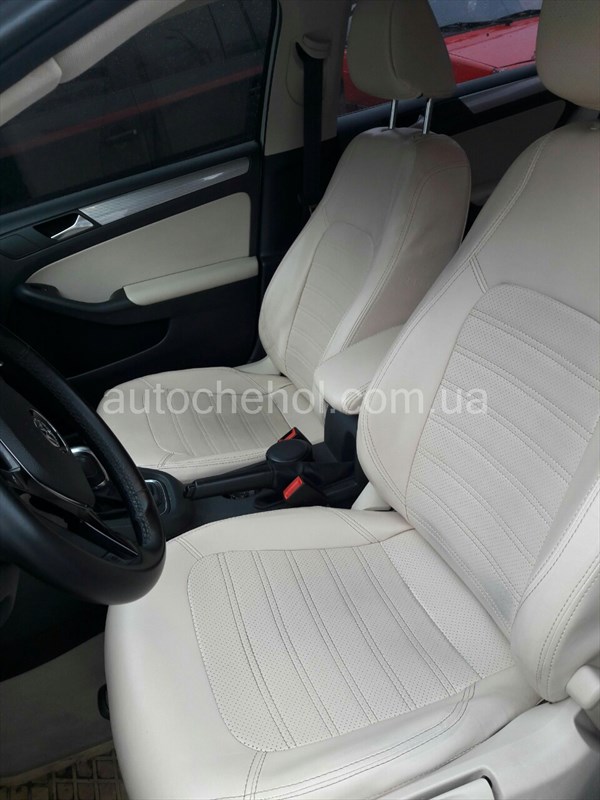 Модельные чехлы на сиденья Volkswagen Jetta 6, чехлы на джета 6, Tuning Cobra
