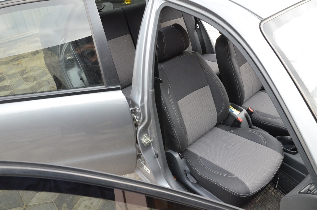 авточехлы серого цвета на Daewoo Lanos, MWBrothers