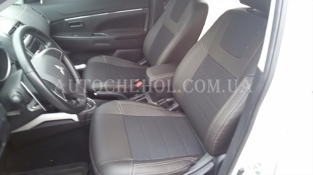 Качественные авточехлы модель динамик на Mitsubishi ASX. MW Brothers