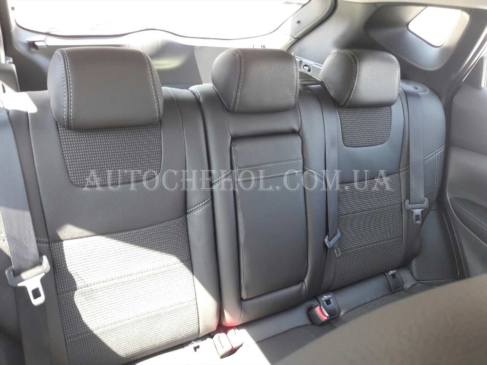 Качественные авточехлы модель динамик на Nissan Qashqai 2014. MW Brothers