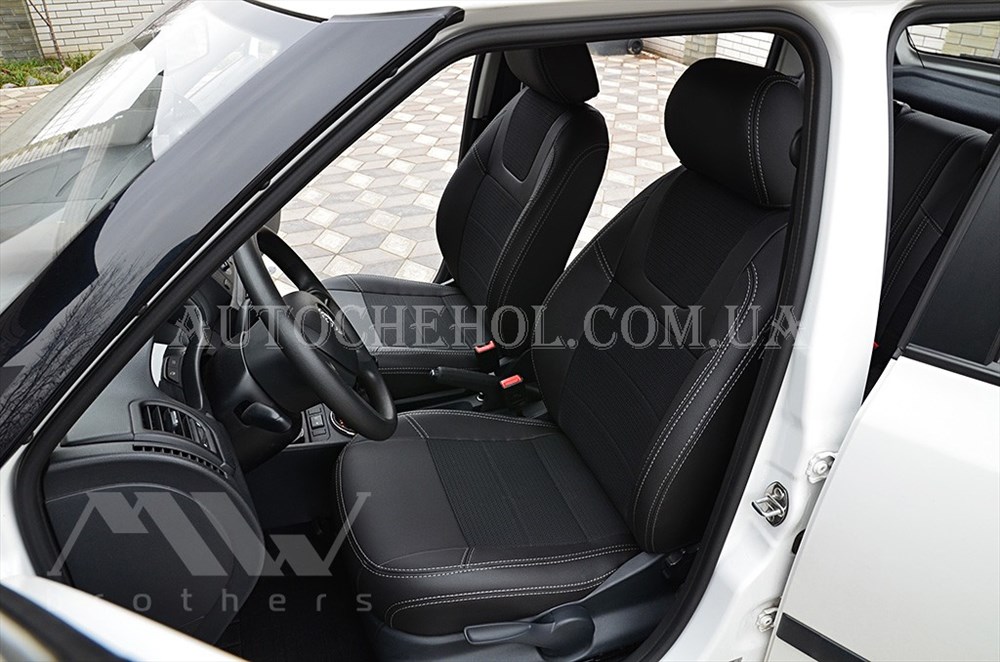 Качественные авточехлы модель динамик на Skoda Fabia 1999-2008. MW Brothers
