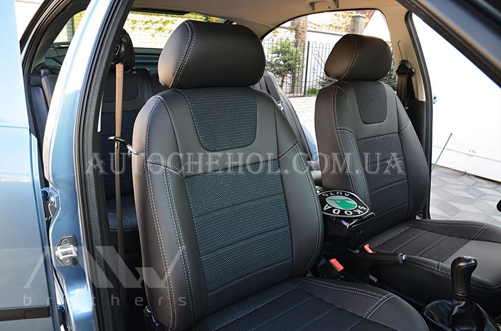 Качественные авточехлы модель динамик на Skoda Octavia Tour. MW Brothers