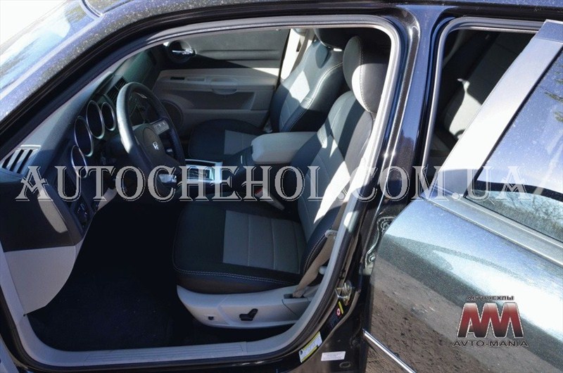 Качественные чехлы на сиденья Dodge Magnum 2005, авточехлы додге магнум эко кожа,п AM-S, automania