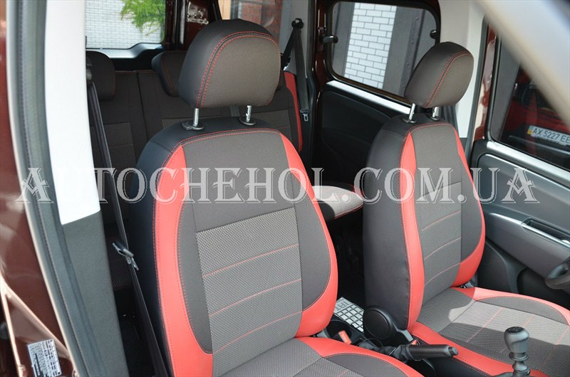 Чехлы на сиденья автомобиля Fiat Doblo maxi, premium style