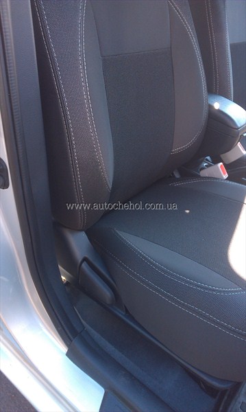 Серые качественные авточехлы на Geely MK, MW BROTHERS