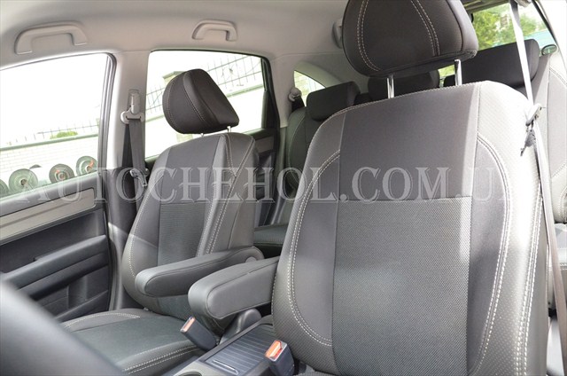 Серые чехлы на сиденья Honda CR-V 2013, Premium Style MW_BROTHERS