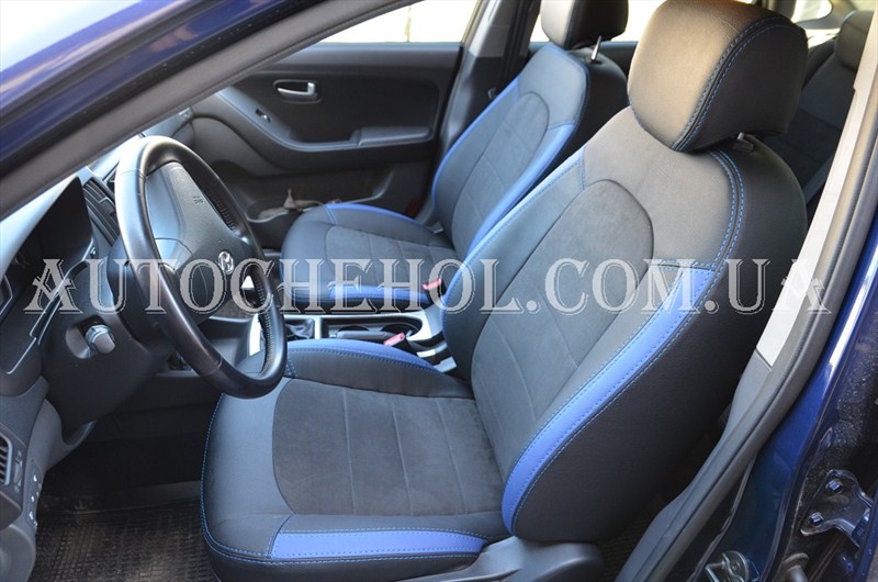 Качественные автомобильные чехлы для Hyndai Elantra IV, Leather StyLe, MW Brothers
