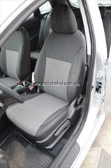Серые авточехлы на Hyndai I30 sw 2012, чехлы на сиденья. MW BROTHERS