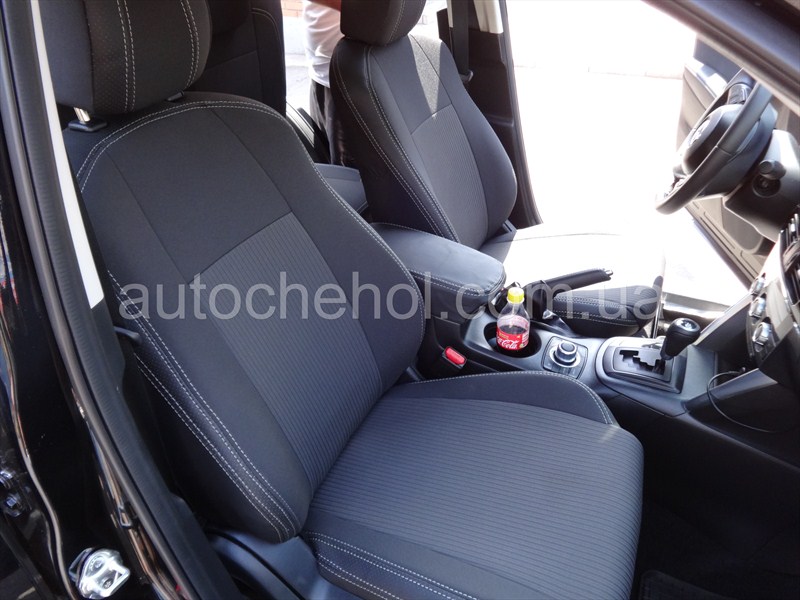 Серые чехлы на сиденья на МАЗДА CX 5 , чехлы на Mazda CX 5 Mw Brothers