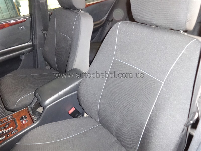 Автомобильные чехлы на   Mersedes V210, производитель АвтоМир