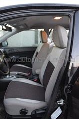 Светлые авточехлы на сиденья Mitshubishi Lancer IX, MW BROTHERS