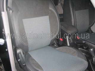 Серые авточехлы на сиденья Mitshubishi Pajero Sport II, MW BROTHERS