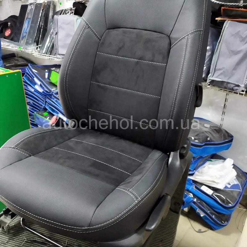 Авточехлы из алькантары и арпатеки на сиденья Mazda 6 2005, Leather StyLe, MW BROTHERS