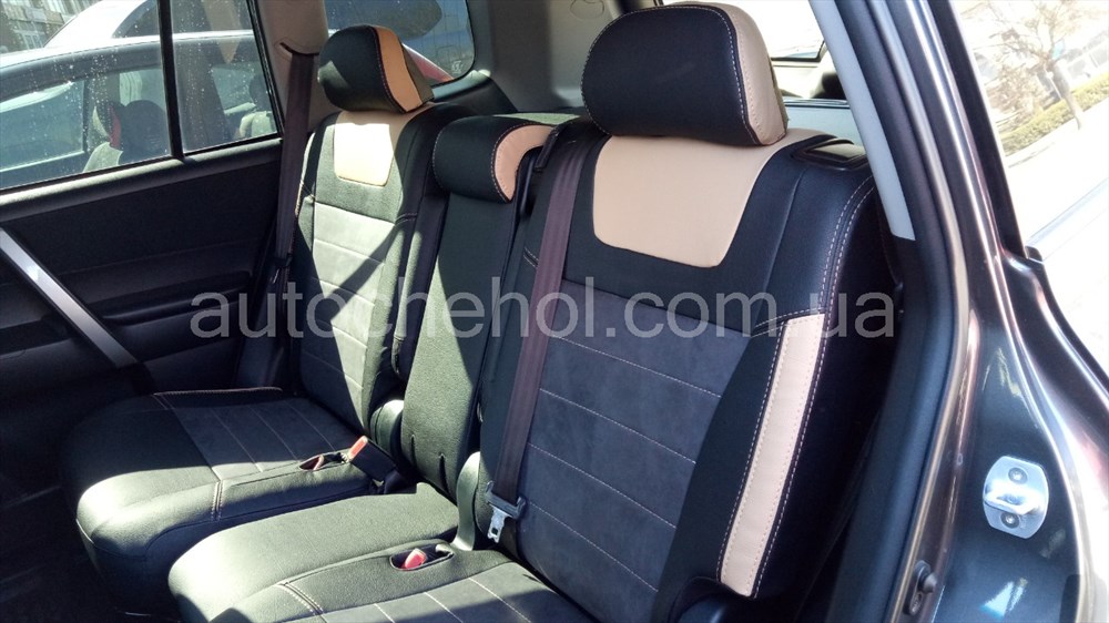 Авточехлы из алькантары и арпатеки на сиденья Toyota Highlander, Leather StyLe, MW BROTHERS
