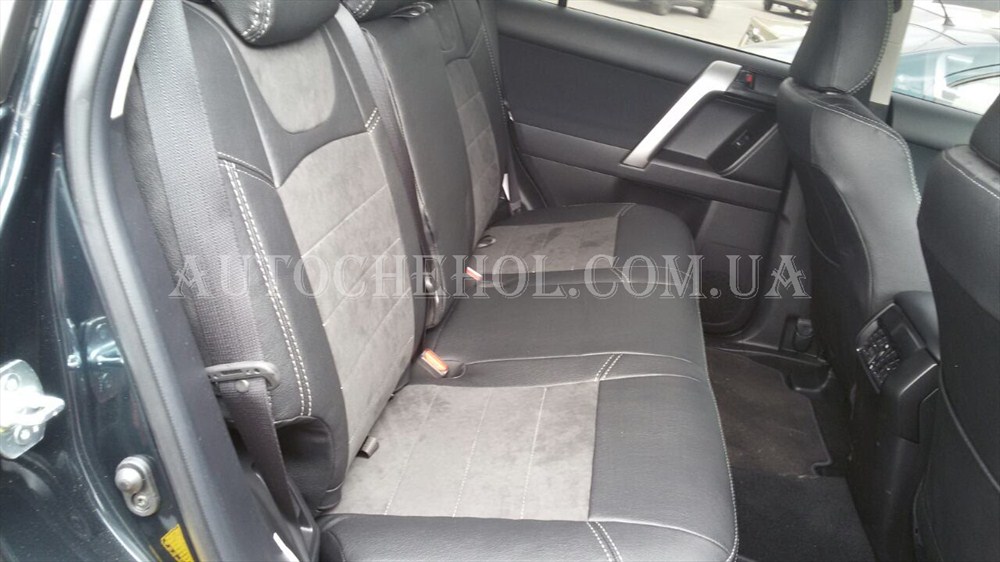 Авточехлы из алькантары и арпатеки на сиденья Toyota Prado 150, Leather StyLe, MW BROTHERS