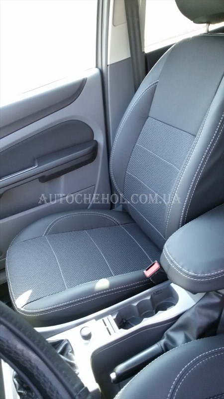 Качественные автомобильные чехлы на сиденья Ford Focus 2, Premium style
