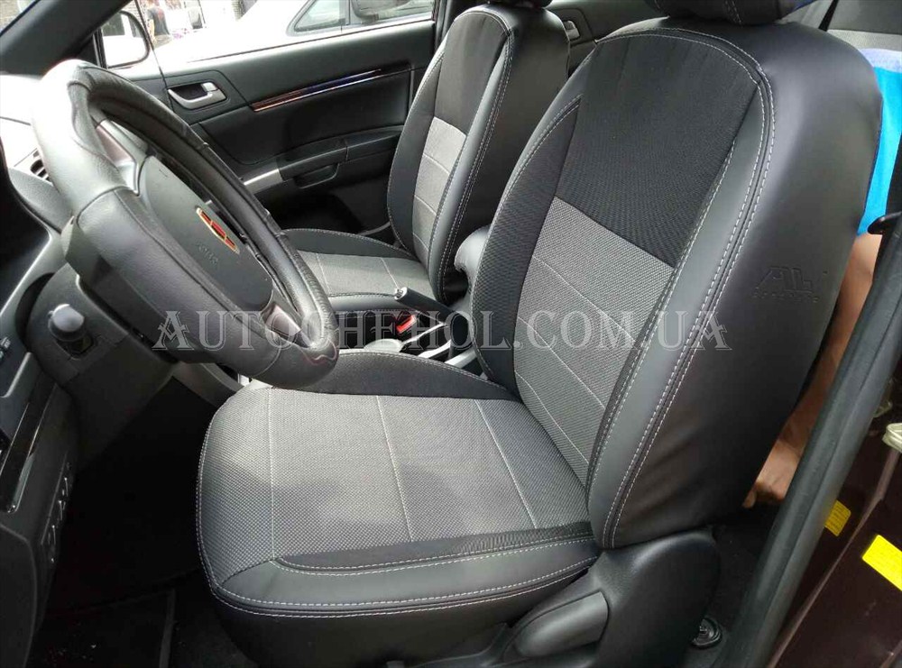 Качественные автомобильные чехлы Geely EC7, Premium style