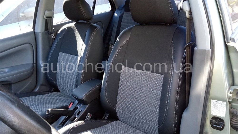Качественные автомобильные чехлы на сиденья Nissan Almera, Premium style