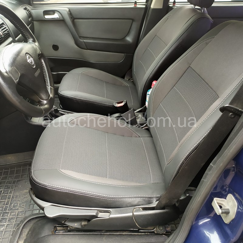 Качественные автомобильные чехлы на сиденья Opel Astra G, Premium style